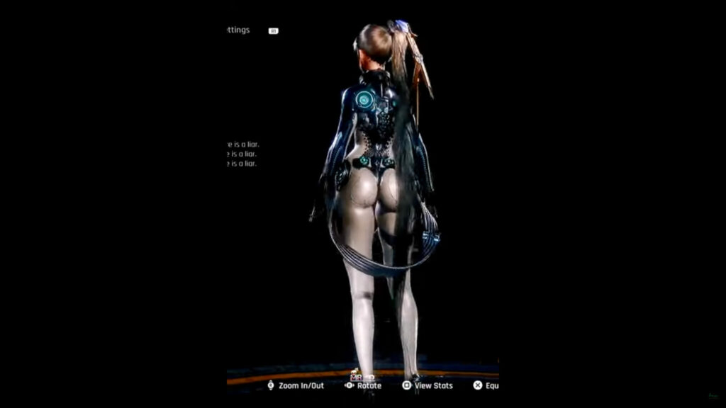 Back view of the Raven Suit (Image via MRKO88 on YouTube)