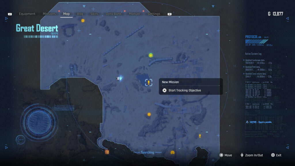 Stellar Blade Great Desert location screenshot (Image via esports.gg)