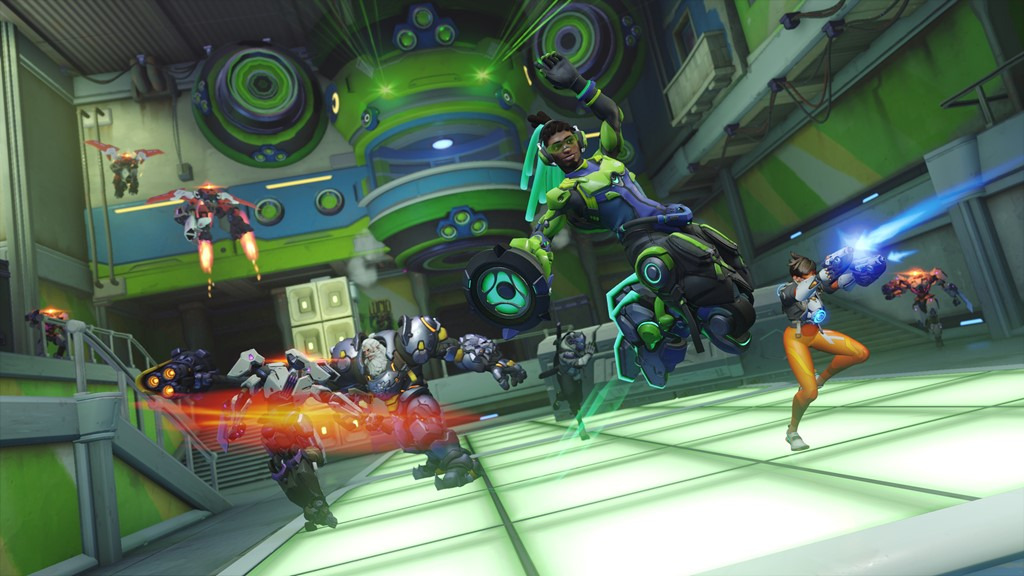 Reinhardt, Lucio, and Tracer in Overwatch 2 (Image via Blizzard Entertainment)
