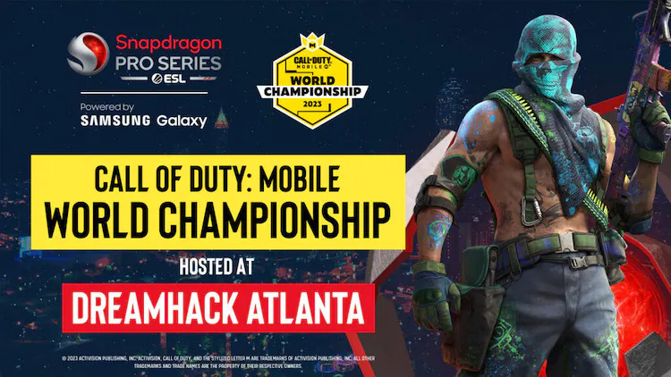 The 2023 Call of Duty: Mobile World Championship happened live at Dreamhack Atlanta (Image via EFG)