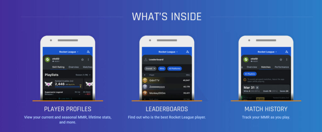 Screenshot of the mobile app (Image via esports.gg)
