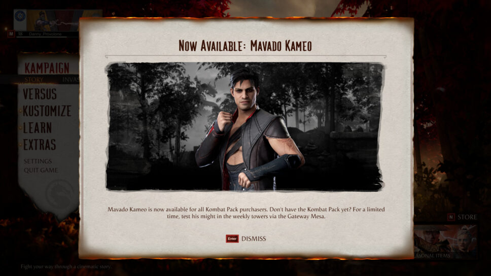 Mavado in Mortal Kombat 1: Move list, finishers, and more cover image