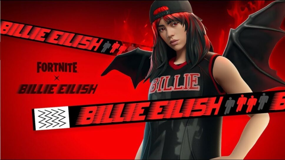 How to get the new Billie Eilish Fortnite skin (Red Roots) cover image