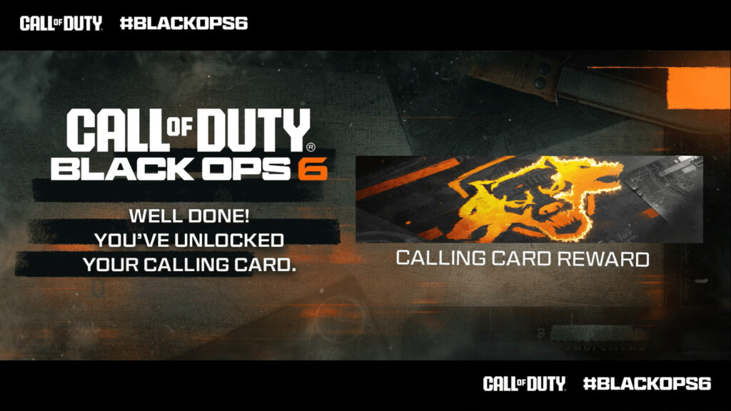 Example of a graphic sent to players who've claimed their Calling Card reward (Image via esports.gg)