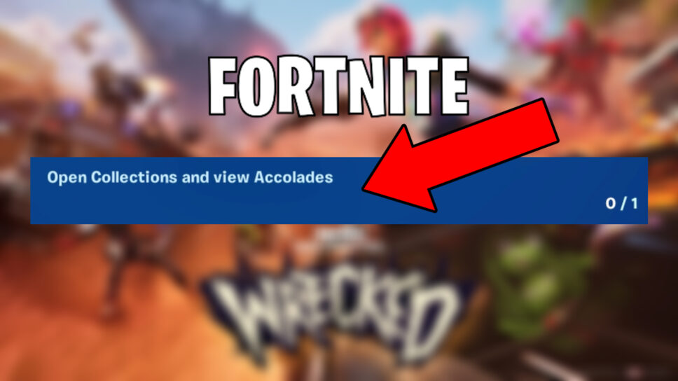How to open collections and view accolades in Fortnite cover image