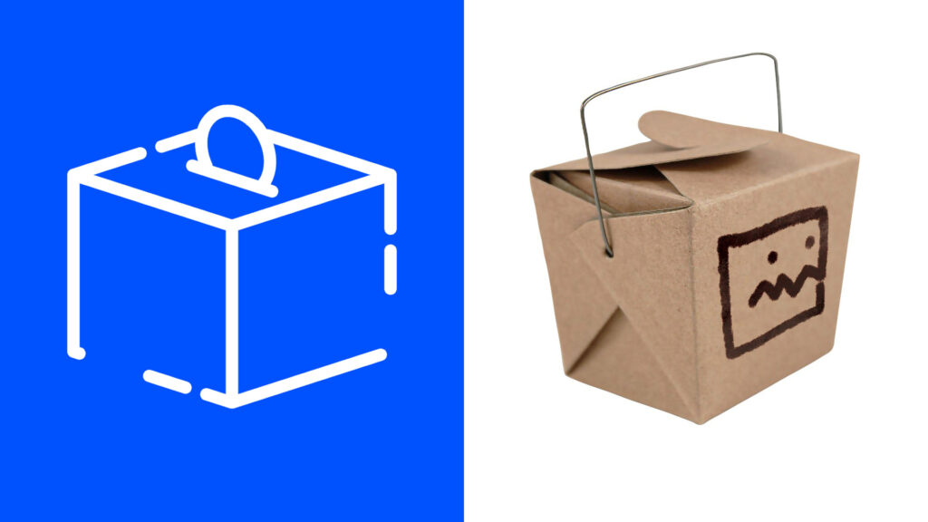 <em>Hungrybox's two tournament series logos, Coinbox (left) and To-Go Box (right) (Image via esports.gg)</em>