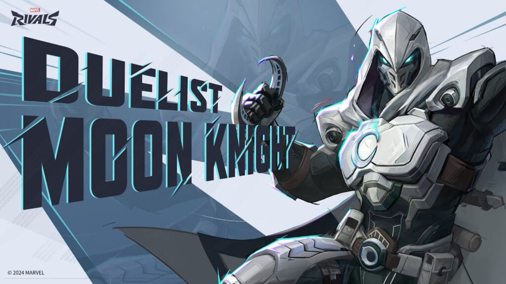 Moon Knight allows you to strike from close or long range in Marvel Rivals (Image via NetEase Games)