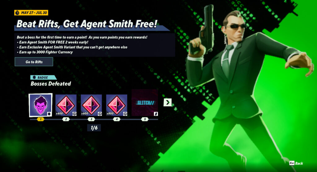 Agent Smith event in MultiVersus (image via esports.gg)