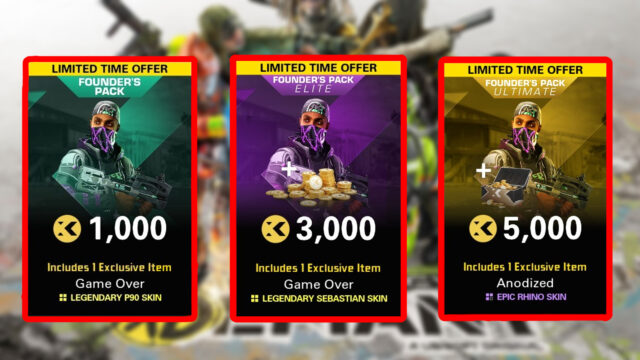XDefiant Founder’s Packs: Versions, items, and prices preview image