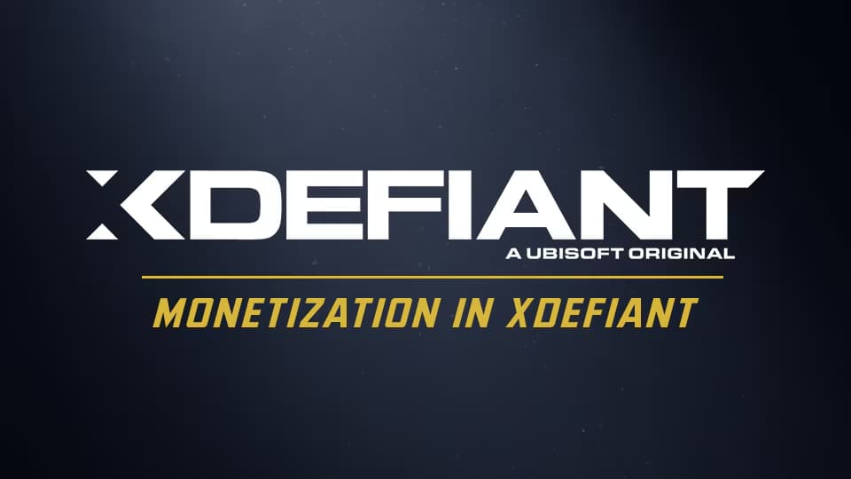 The graphic of Ubisoft's XDefiant blog post regarding monetization, microtransactions, and any pay-to-win scenarios.