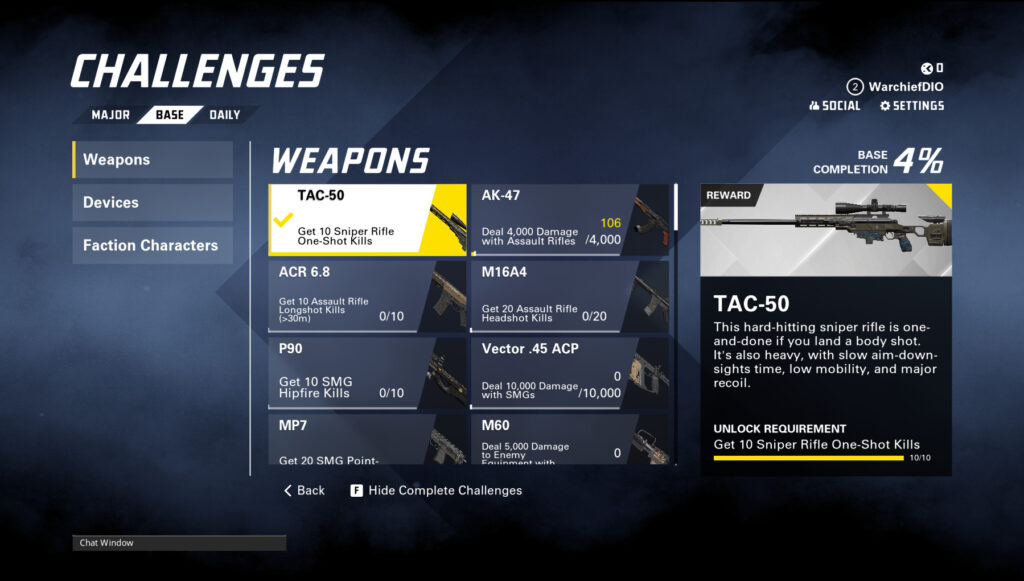 XDefiant TAC-50 screenshot (Image via esports.gg)