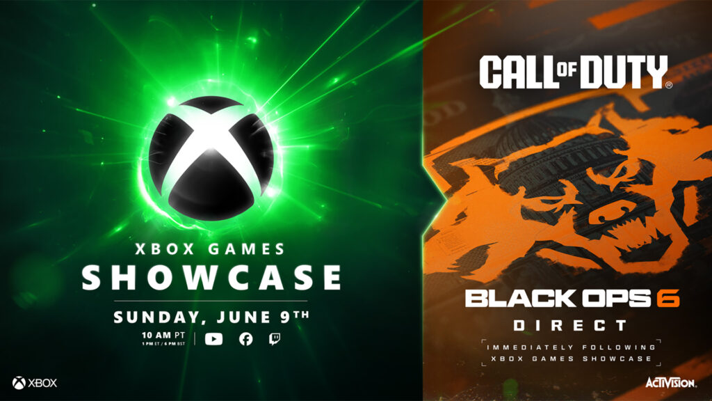 Official graphic for the Xbox Games Showcase and Black Ops 6 Direct (Image via Activision Publishing, Inc.)