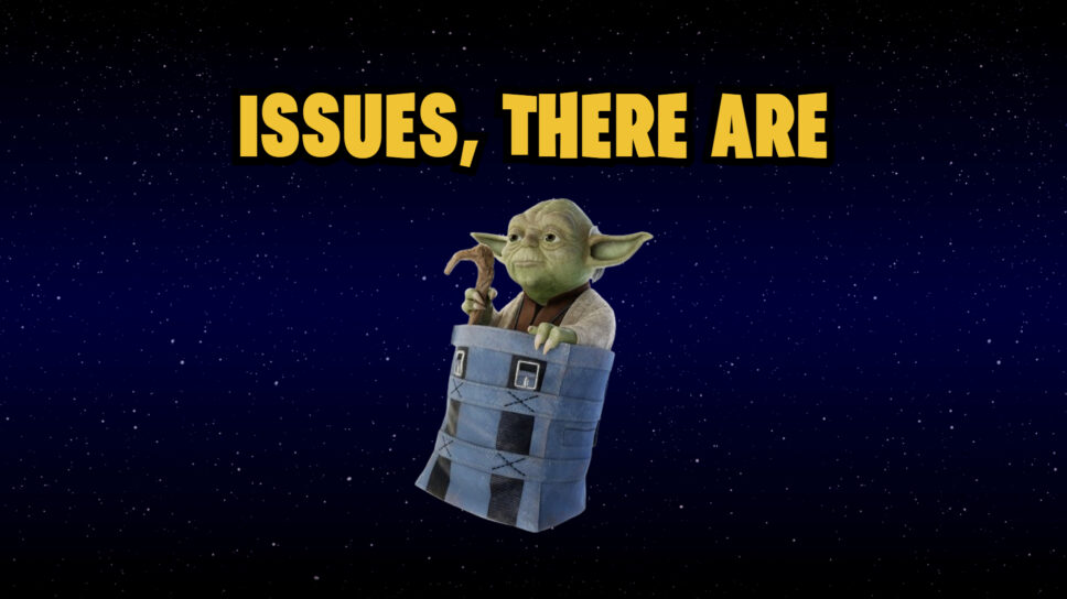 Fortnite Yoda Backbling disabled due to game crashing issues cover image