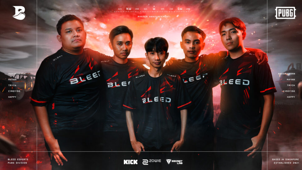 BLEED Esports announces PUBG team ahead of PUBG Global Series 2024 Phase 3 cover image
