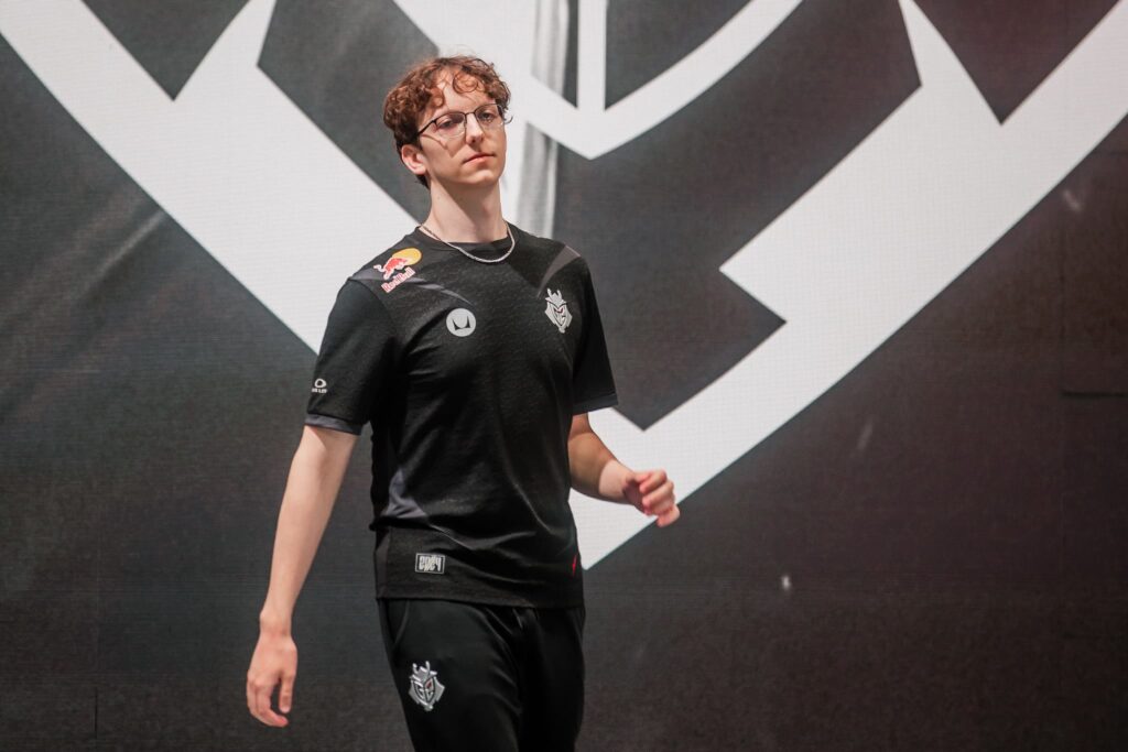 icy of G2 Esports walks onstage to compete during VCT Americas Mid-Season Playoffs at the Riot Games Arena on May 10, 2024. 