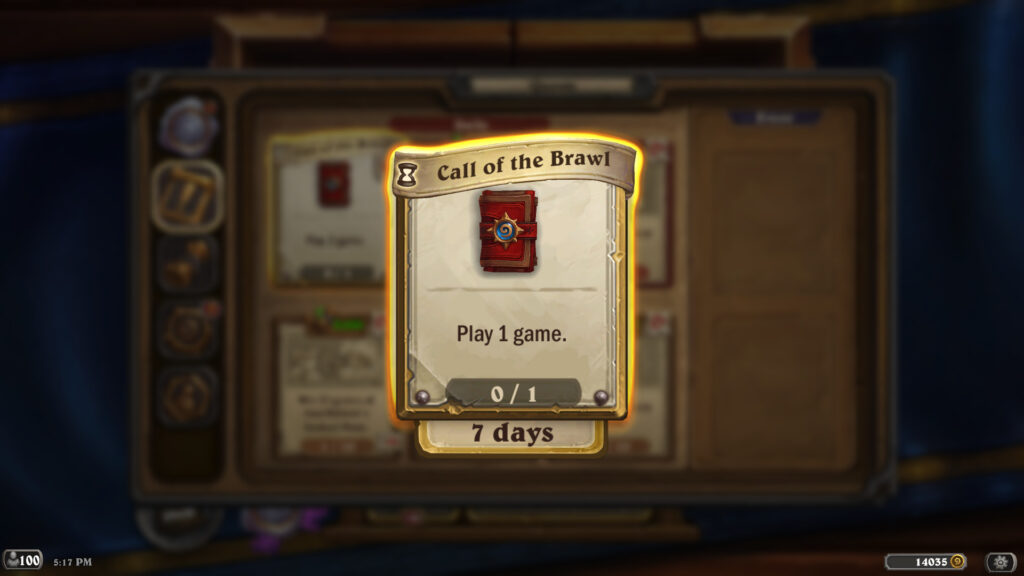 Screenshot of the quest for the free Standard card pack (Image via esports.gg)