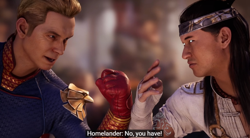 Homelander versus Liu Kang (Image via NetherRealm Studios)