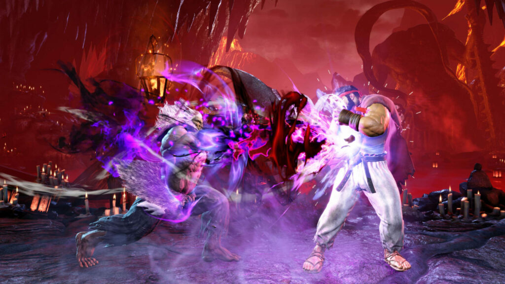 Akuma versus Ryu in the Street Fight 6 (Image via Capcom)