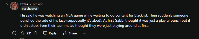 A summarized translation of Gabbi's statement via <a href="https://www.reddit.com/r/DotA2/comments/1crxk6x/gabbi_out_of_blacklist_rivalry_reportedly_punched/">Reddit</a>