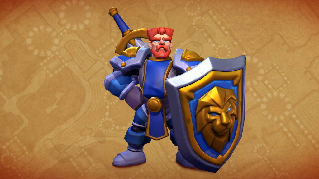 General Marcus Jonathan from Warcraft Rumble's Stormwind Siege (Image via Blizzard Entertainment)