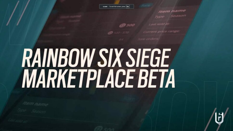 What is Rainbow Six Siege marketplace? Release Date and more information cover image