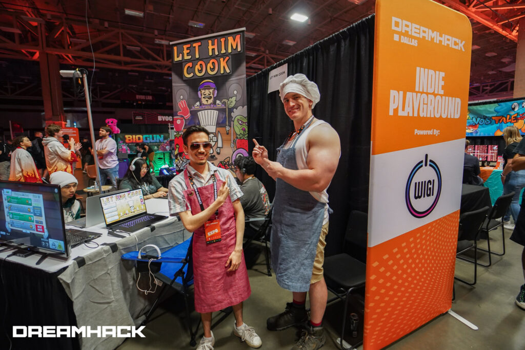 Let Him Cook, a featured indie game at DreamHack Dallas (Image via ESL FACEIT Group | Rachel Mathews)
