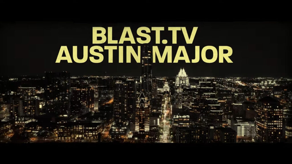 Austin Major graphic (Image via BLAST.tv)