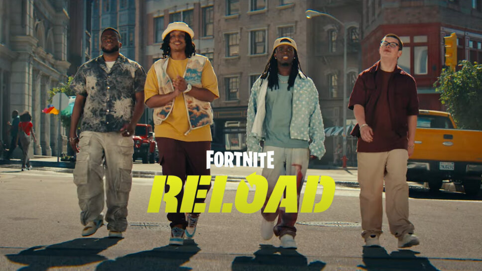 Kai Cenat, Sketch, and more appear in Fortnite Reload trailer cover image