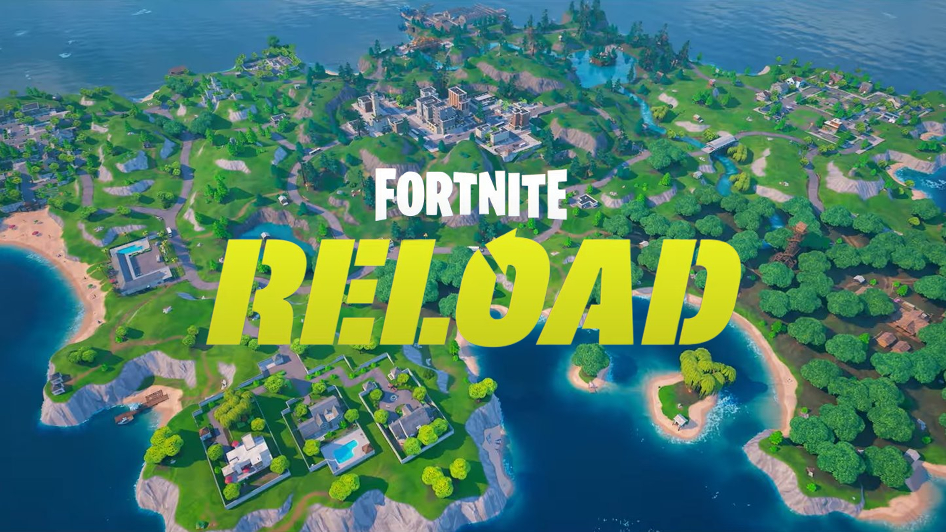 Все подтвержденные локации на карте Fortnite Reload.