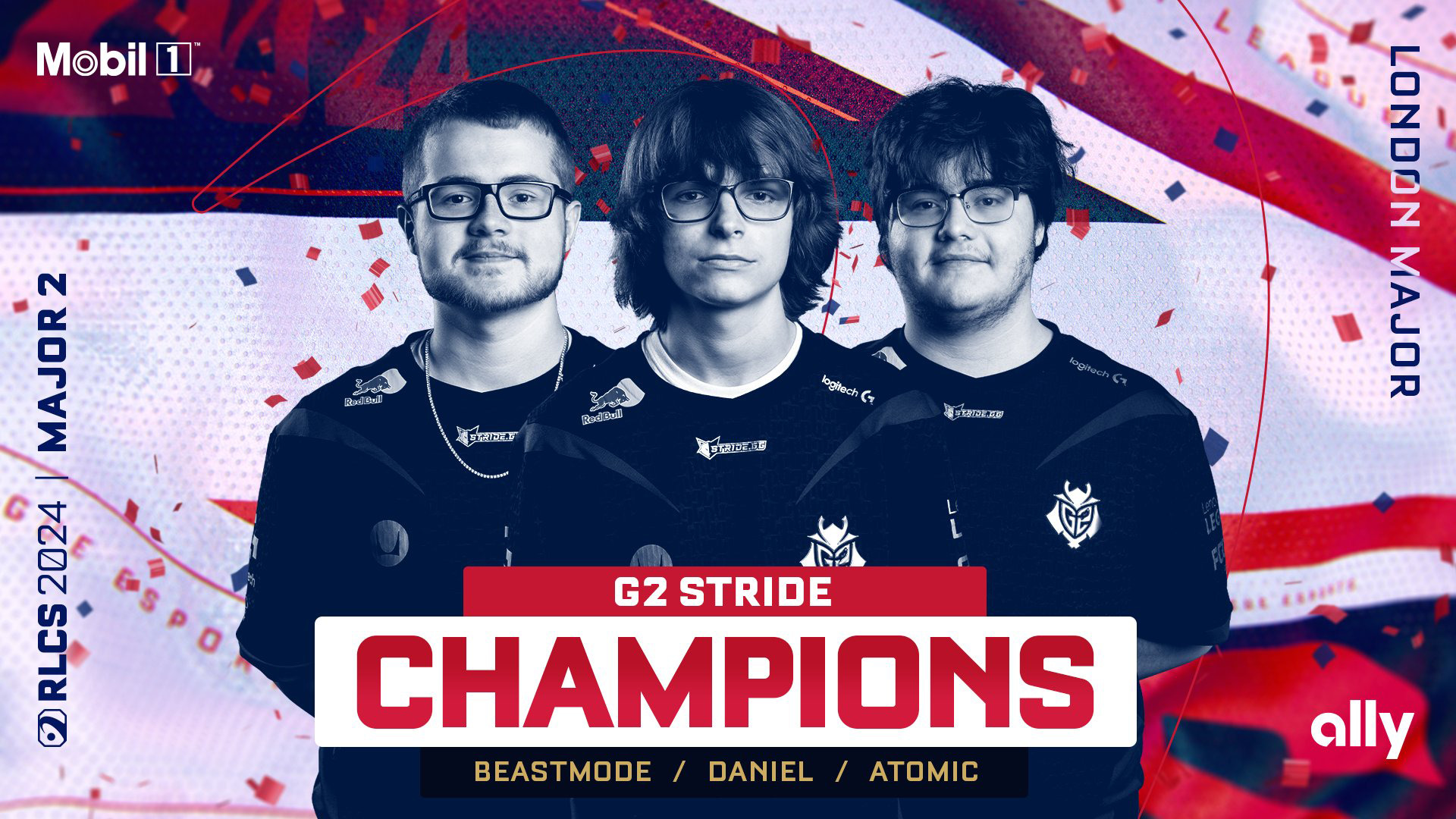 «Суперкоманда» G2 Stride из Северной Америки выигрывает RLCS 2024 London Major