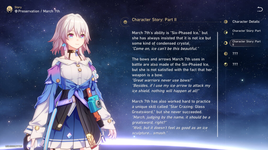 March 7th's character story (via esports.gg)