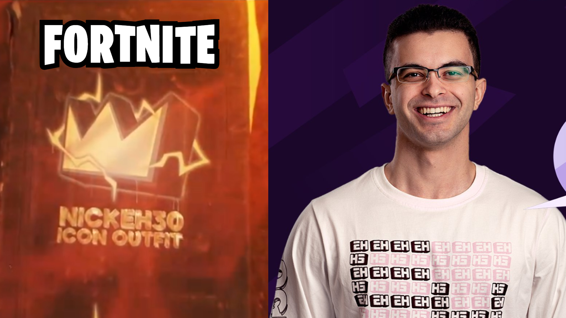 Nick Eh 30 emotionally announces Fortnite Icon Series skin | esports.gg