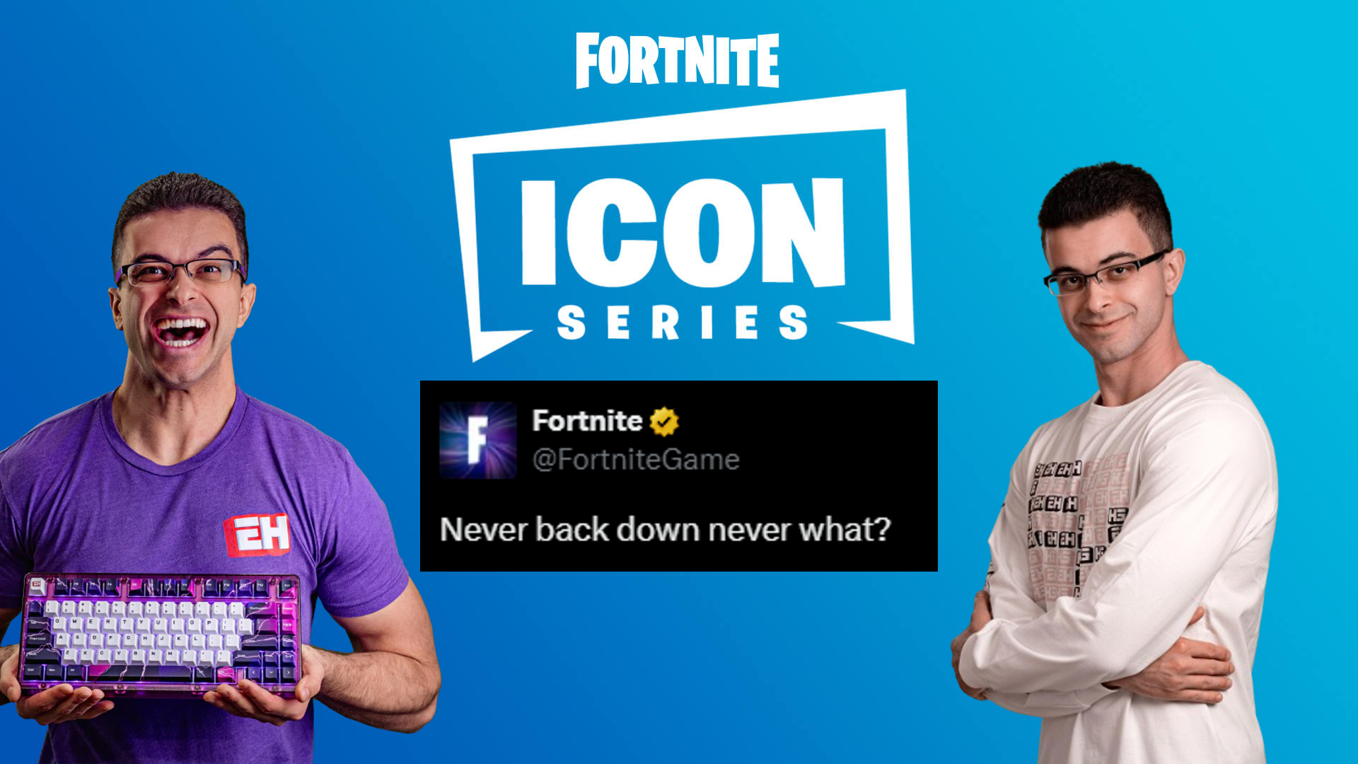 Fortnite дразнит скин Nick Eh 30 Icon: Никогда не отступай, никогда и что?