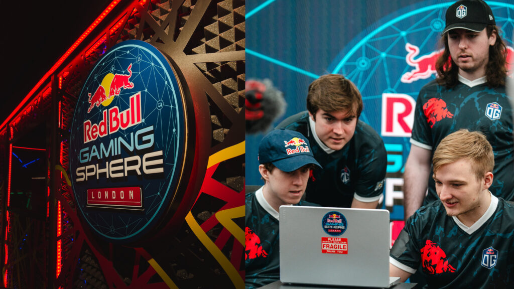 Virtual interviews at the Red Bull Gaming Sphere in London (Images via OG Rocket League)