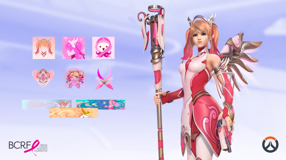 Overwatch 2 Rose Gold Mercy skin now live cover image