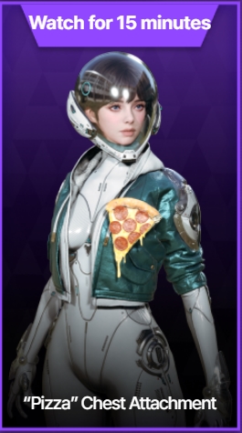 Pizza Chest Twitch Drop for First Descendant