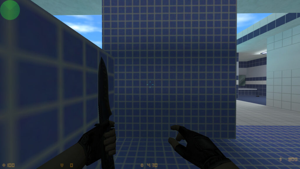 All some players do is hide behind walls and knife others (Image via Valve Corporation)