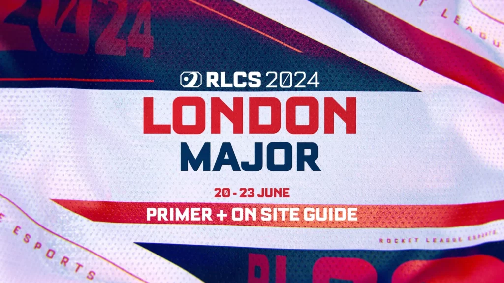 Official graphic advertising the RLCS 2024 London Major (Image via Rocket League Esports)