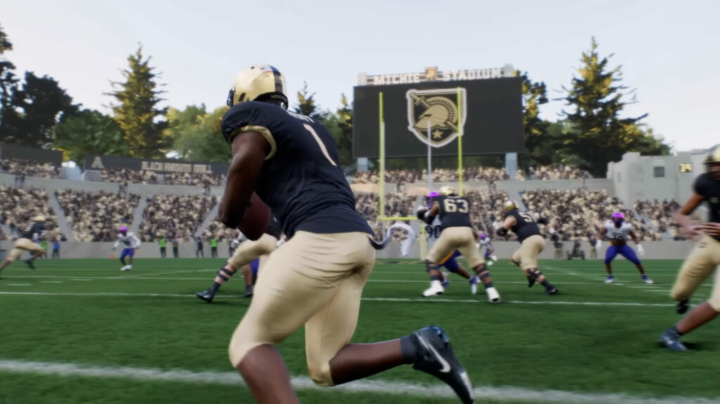 Army's Triple Option could make them one of the most fun and challenging teams to rebuild in College Football 25 (Image via EA)