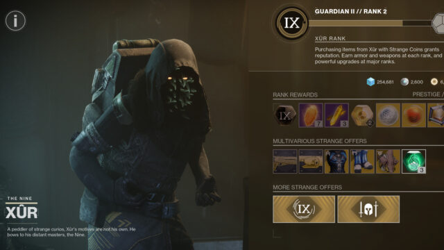 Destiny 2 The Final Shape Xur guide: Location, loot, rep, and more preview image