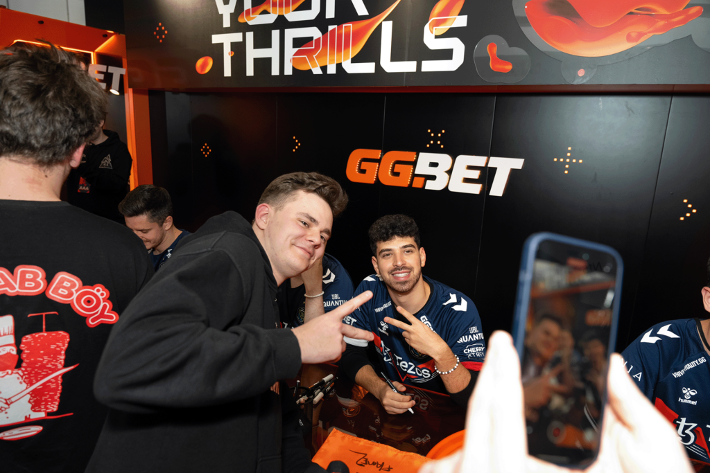 Fans got an exclusive opportunity to meet Team Vitality face-to-face at the GGBOOTH.