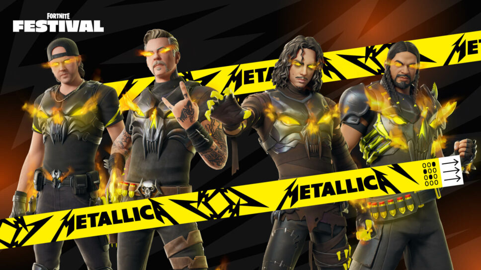 How to get Metallica skins in Fortnite cover image