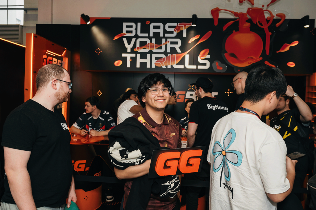 Fans at the GG.BOOTH at BLAST Spring Finals 2024 London