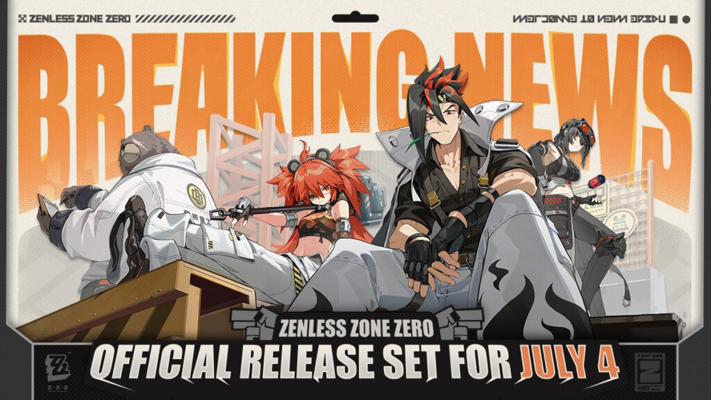 The official Zenless Zone Zero release date (Image via miHoYo)