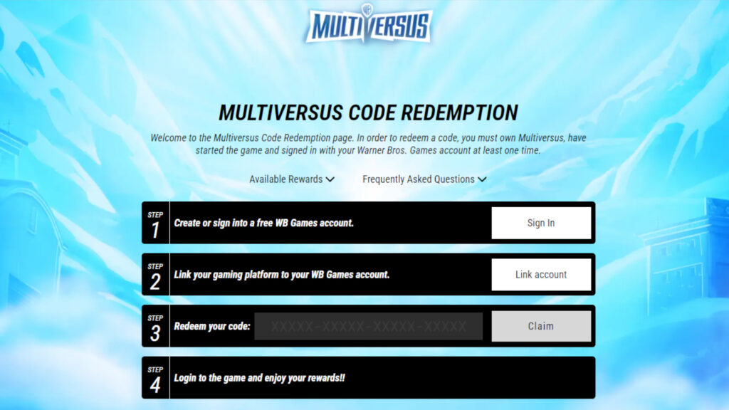 How to redeem MultiVersus codes (Image via esports.gg)