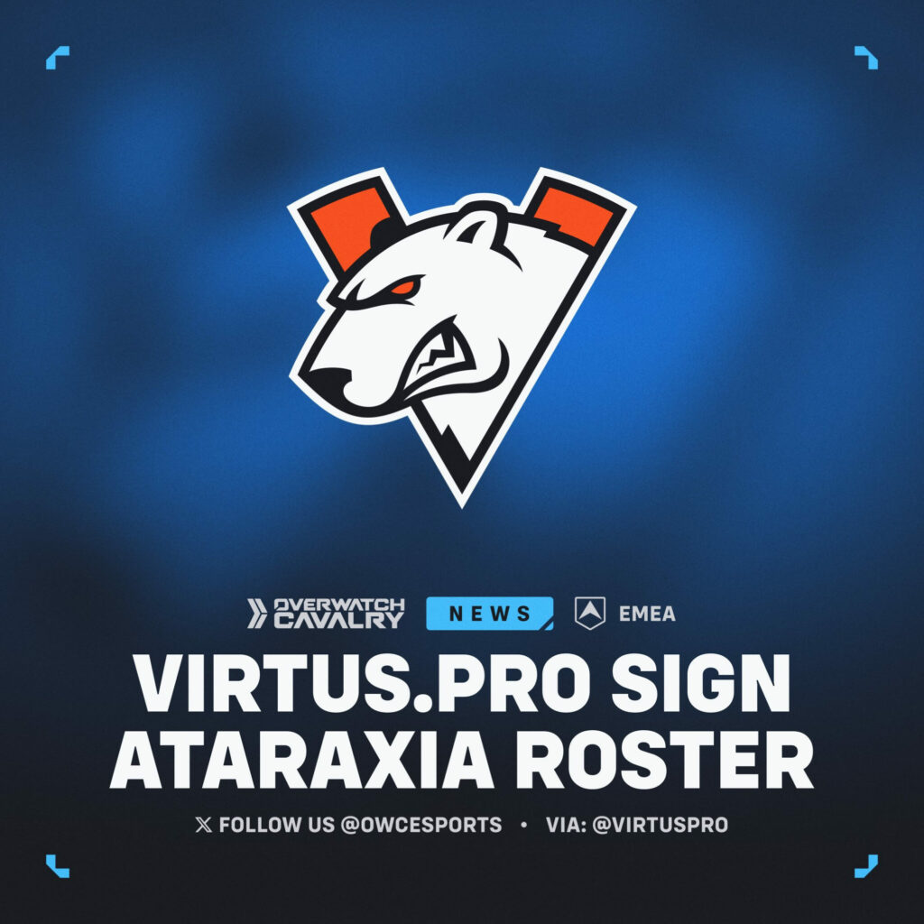 Virtus Pro signs Ataraxia roster (Via Cavalry Esports)