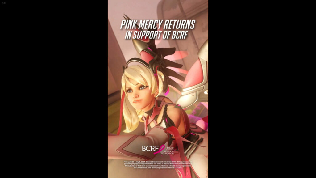 Overwatch 2 Pink Mercy skin (Image via Blizzard Entertainment)