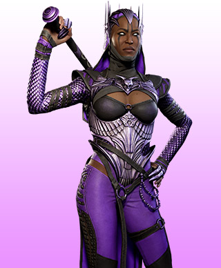 Purple Tanya skin (Image via Warner Bros. Games and NetherRealm Studios)