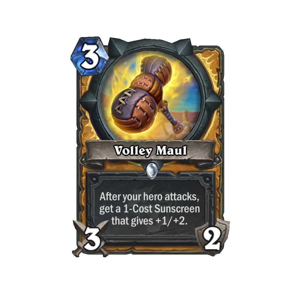 A Hearthstone Perils in Paradise card (Image via Blizzard Entertainment)