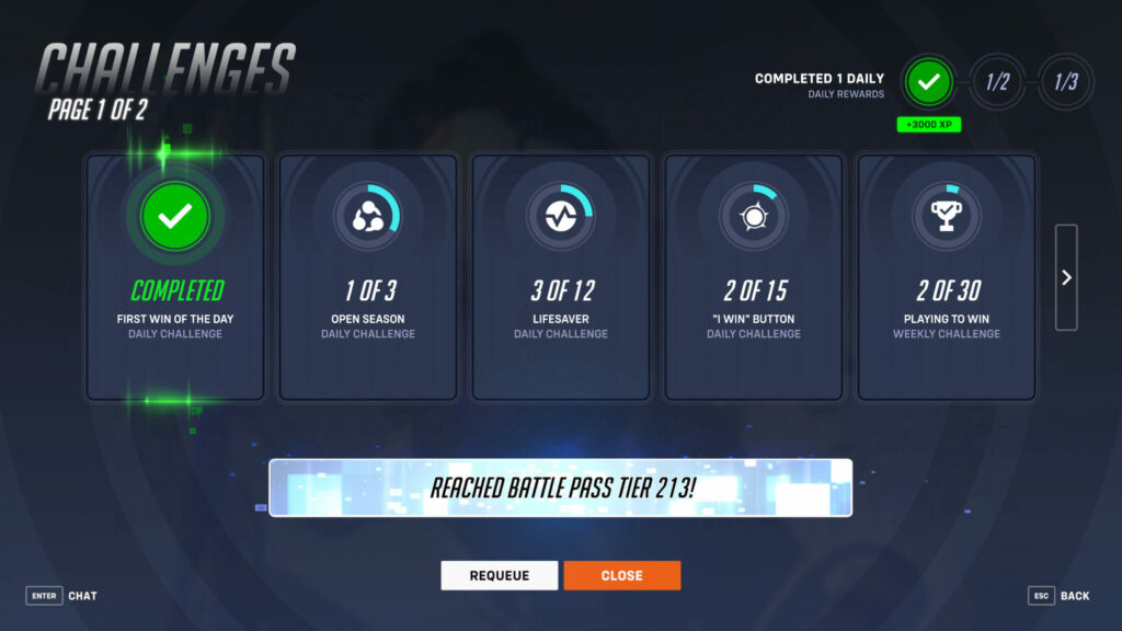 Extra Battle Pass XP and levels do not carry over to Overwatch 2 Season 11 (Image via esports.gg)